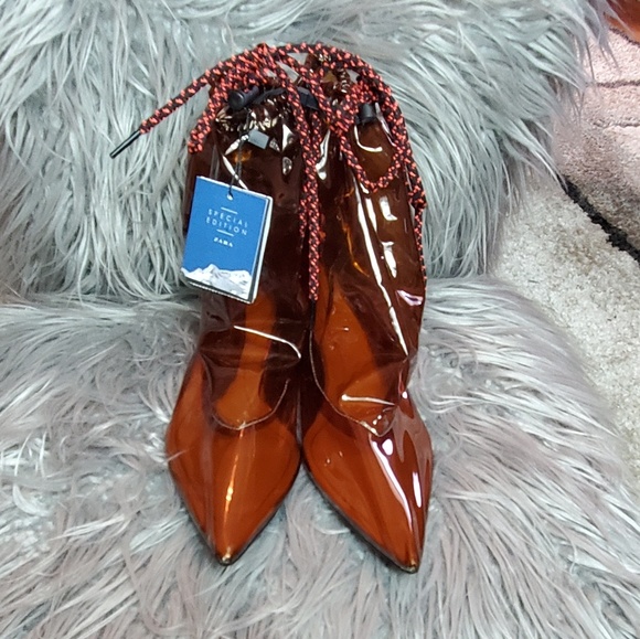 zara transparent boots